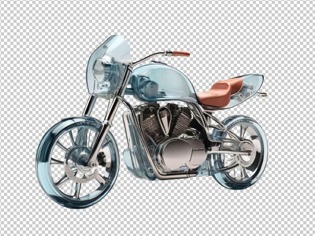 PSD psd de una super bicicleta 3d en un fondo transparente