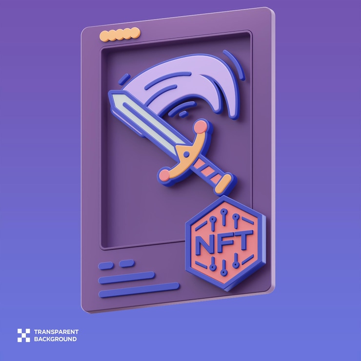PSD psd sword legendary 3d illustration