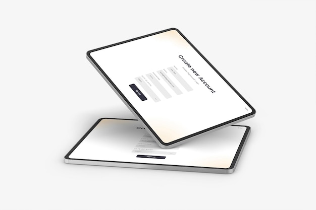 PSD Tablet Mockup Tela Ui Ux Apresentação