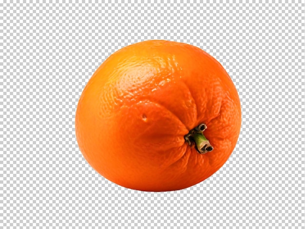 Psd tangerine png en un fondo transparente