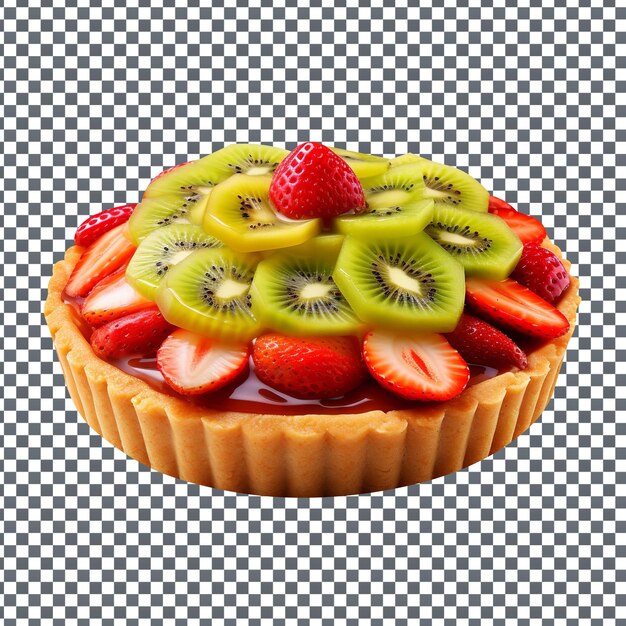 PSD psd tarta de frutas aislada sobre un fondo transparente