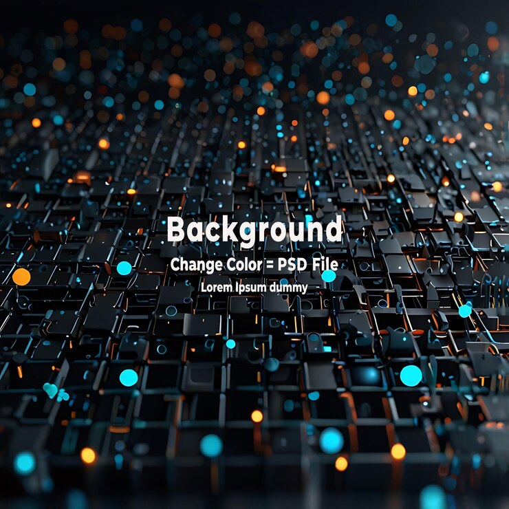 PSD psd: tecnología abstracta de partículas de fondo de malla