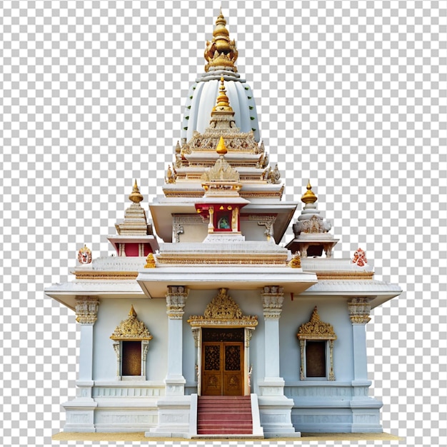 PSD psd d'un temple sur un fond transparent