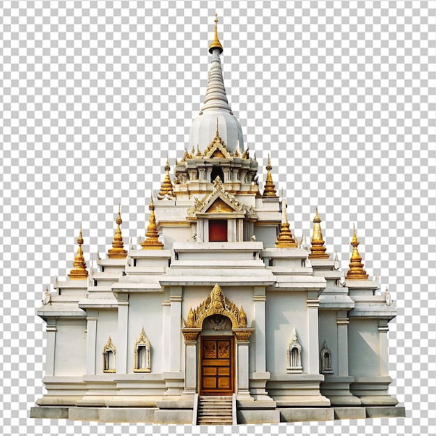 PSD psd d'un temple sur un fond transparent