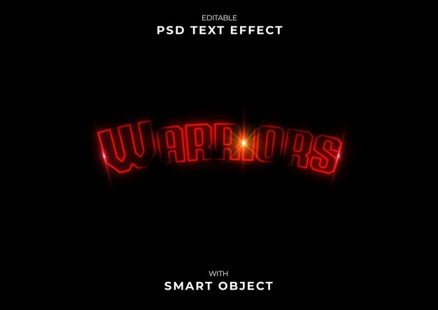 PSD psd-text-effekt krieger