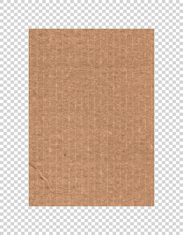 PSD psd texture di carta marrone su sfondo trasparente