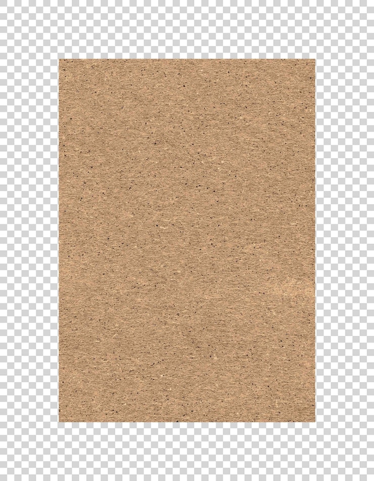 PSD psd texture di carta marrone su sfondo trasparente