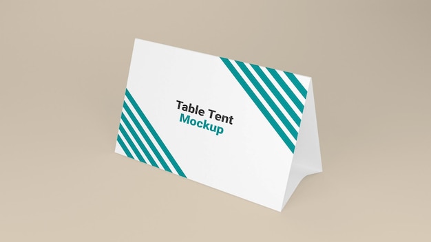 PSD-Tisch-Zelt-Mockup