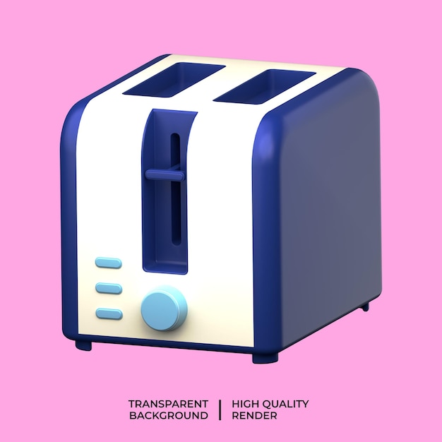 Psd-toaster 3d-darstellung