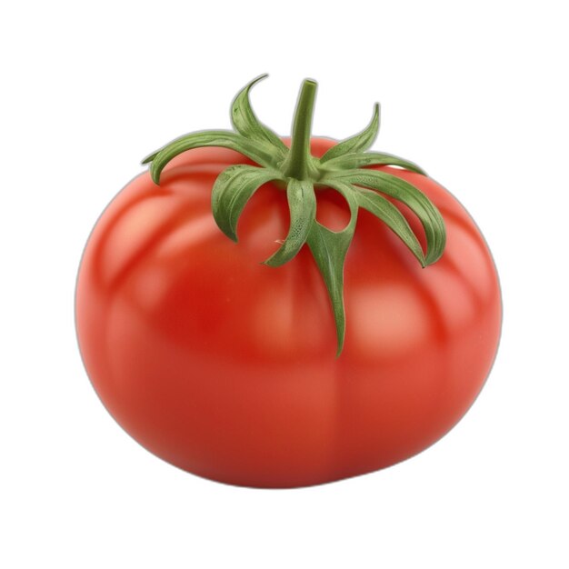 Psd De Tomate Sur Fond Blanc