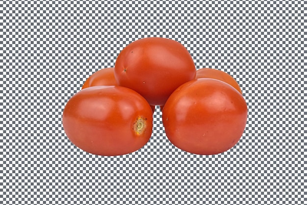 PSD Tomates aislados sobre un fondo transparente