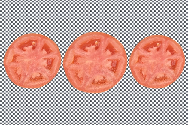 PSD Tomates aislados sobre un fondo transparente