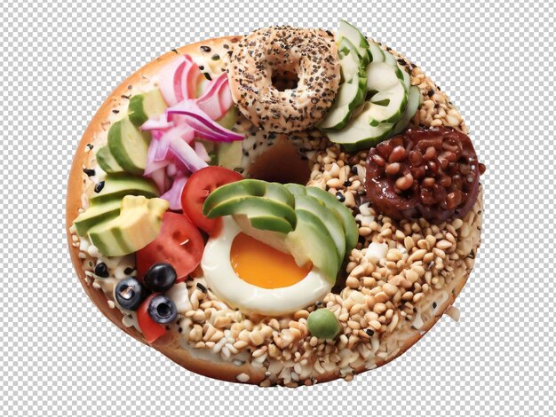 Psd Tout Bagel Png Sur Un Fond Transparent