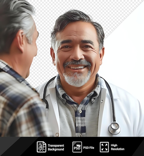 PSD psd transparent background mid aged man having an appointment with a mental physician png psd