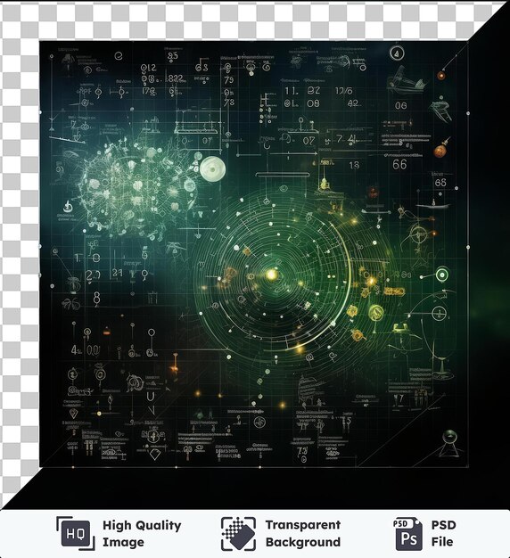 Psd Transparent De Haute Qualité Photographique Réaliste équations De Physicien Quantique