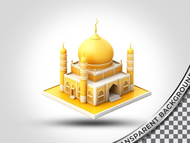 PSD psd transparente png-moschee