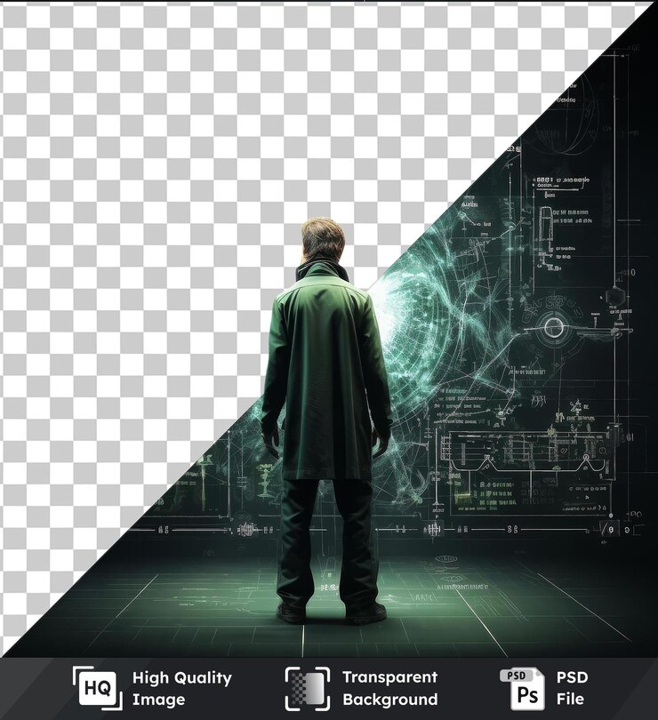 PSD psd trasparente di alta qualità fotografica realistica equazioni di fisico quantistico