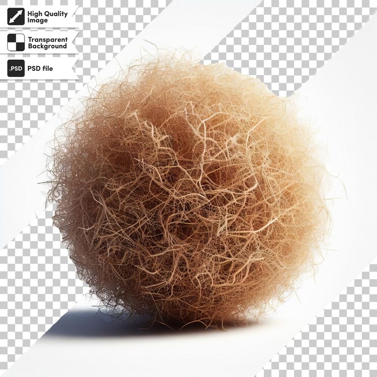 PSD psd tumbleweed en fondo transparente con capa de máscara editable