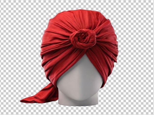 PSD psd d'un turban sur un fond transparent