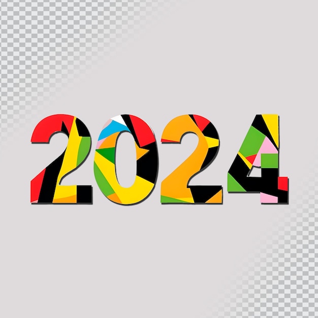 Psd-typografie 2024 t-shirt-design-vorlage