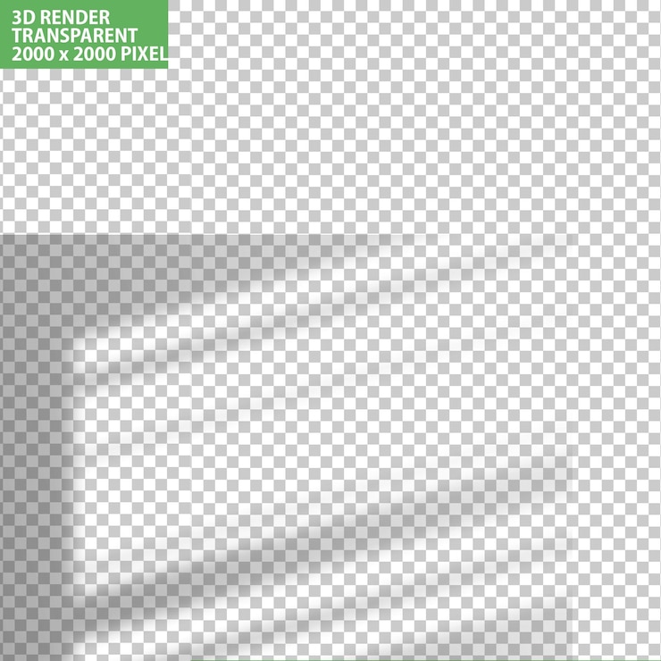 PSD psd-überlagerungseffekt von schattenfenstern mit durchsichtiger sonnenlichtreflektion