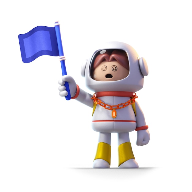 PSD um astronauta rende-se perde
