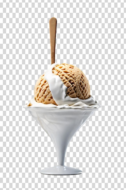 PSD psd uma casquinha de sorvete waffle