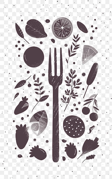 PSD psd vector food postcard design mit spielerischem rahmen style design dekorat cnc die cut tattoo design