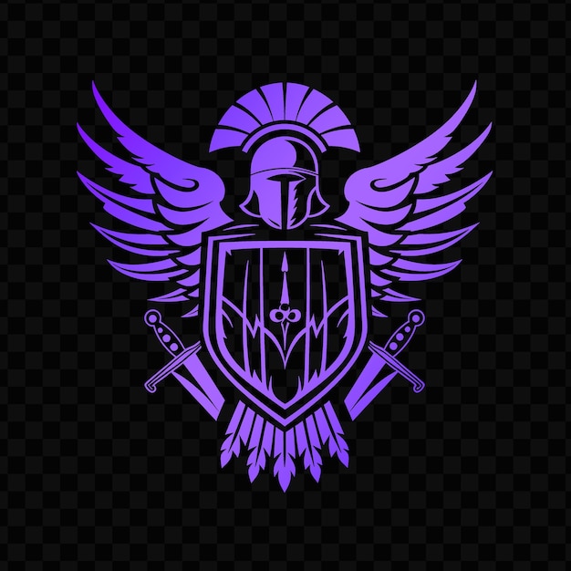 PSD psd vector roman centurion badge logotipo com águia e fasces para decoração design simples arte de tatuagem