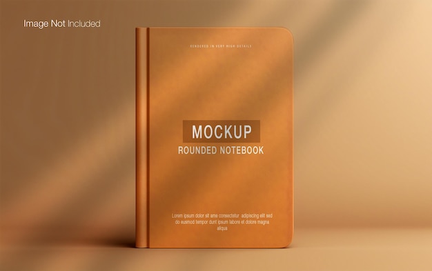 PSD Vista frontal del diseño de maqueta de libro realista
