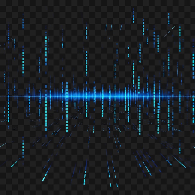 PSD psd von techno digital lines binärcode muster elektrisches blaues raster transparentes clipart png 4096px