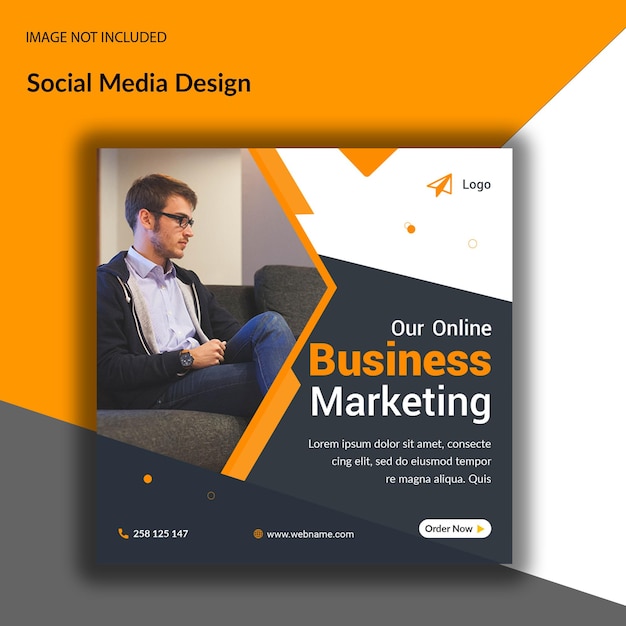 PSD psd-vorlage für business-marketing-design, business-banner, business-poster, business-social-media