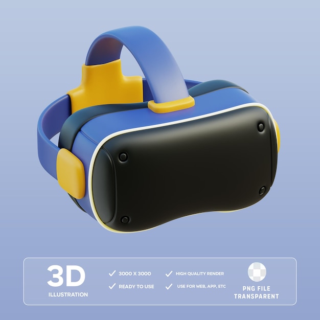 PSD Vr Gaming 3D Illustration