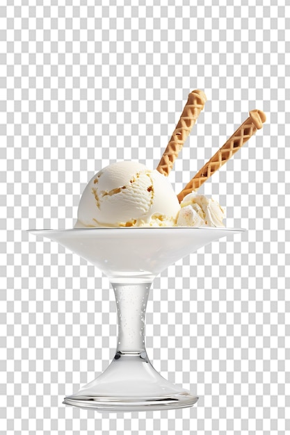 Psd waffle cone ice cream a melhor maneira de se refrescar