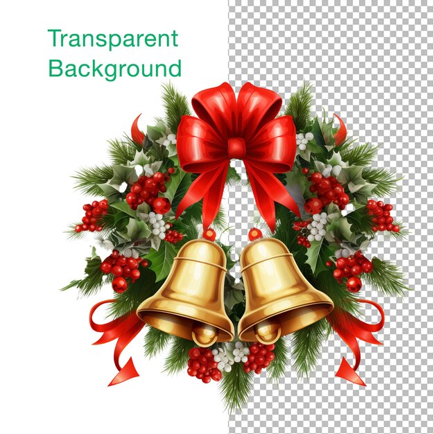 PSD psd-weihnachtsbaum mit dekorativem transparenten hintergrund