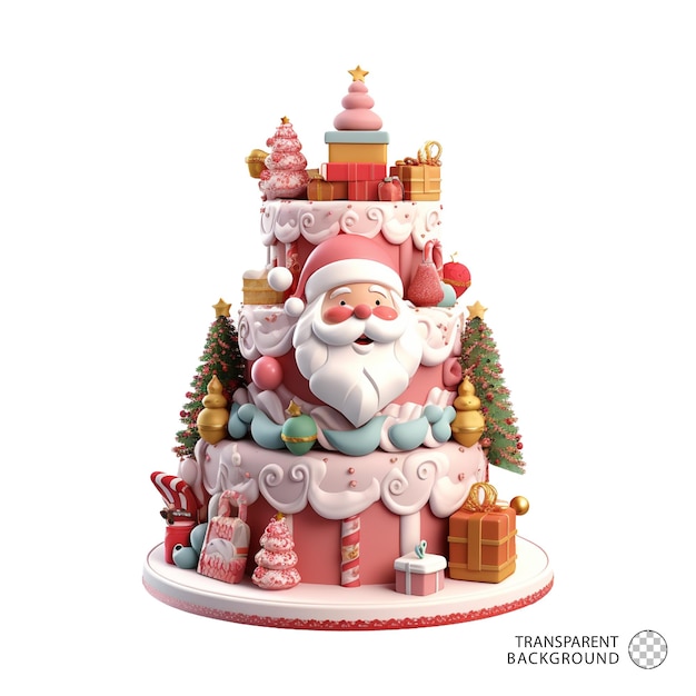 PSD Weihnachtstag Torte Design