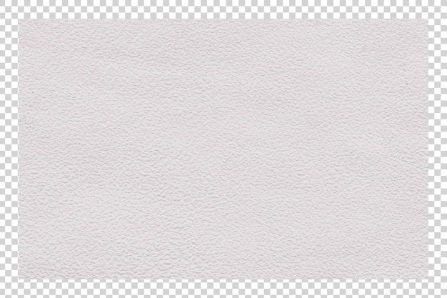 PSD-Weißpapiertextur auf durchsichtigem Hintergrund