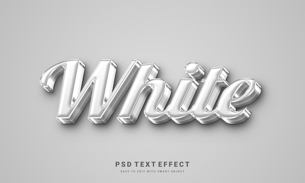 PSD-Weißtext-Effekt