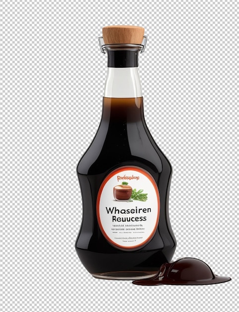 PSD psd worcestershire sauce png en un fondo transparente