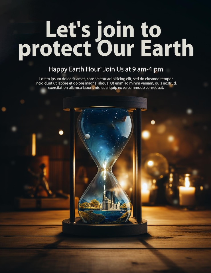 PSD psd world earth day banner poster fyler