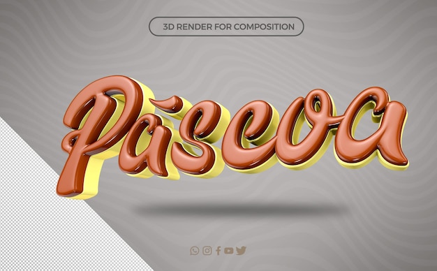 PSD_xto renderizado para campaña de ventas dodia da pascoa Brasil