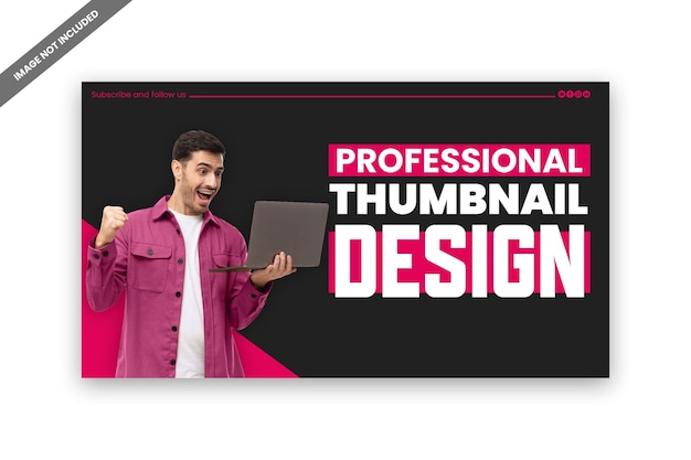 PSD YouTube-Minimalbild-Cover-Design