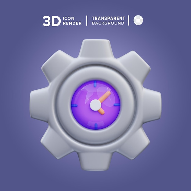 PSD psd-zeitmanagement in 3d-illustration