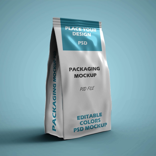 PSDmockup di imballaggio realistico