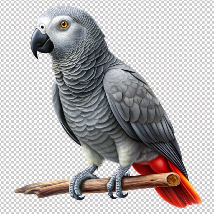 PSD psittacus eximius ilustrado
