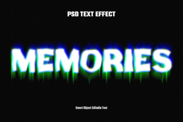 Psychedelischer Text-Effekt