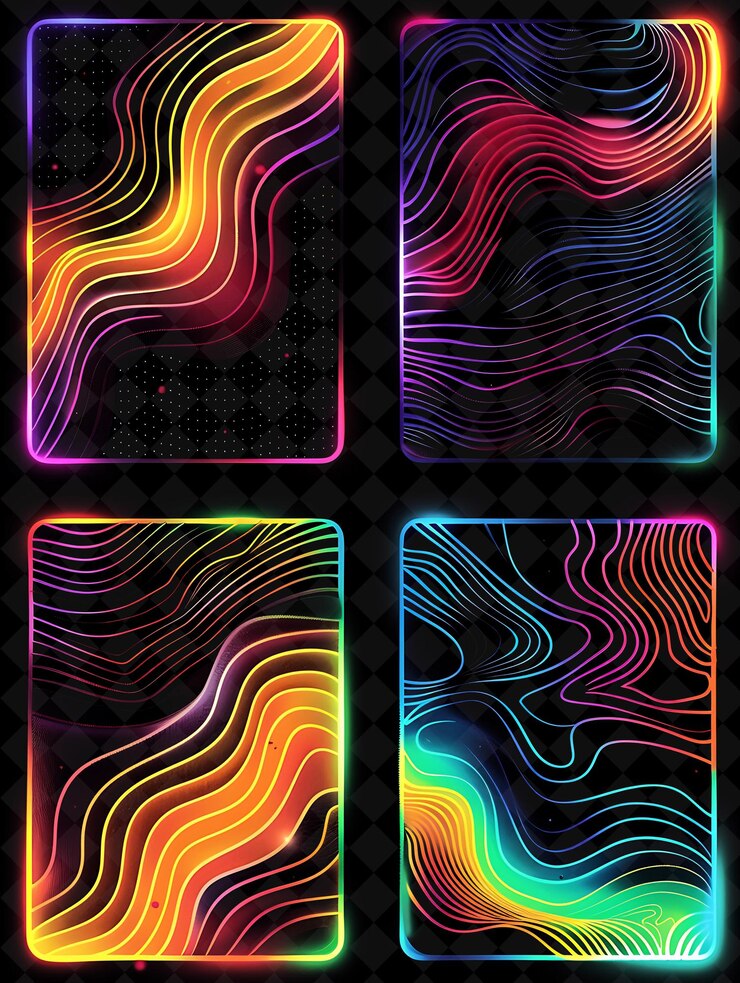 PSD psychedsorry parece que mi respuesta se cortó aquí están el marco de color neón colección de arte y2k