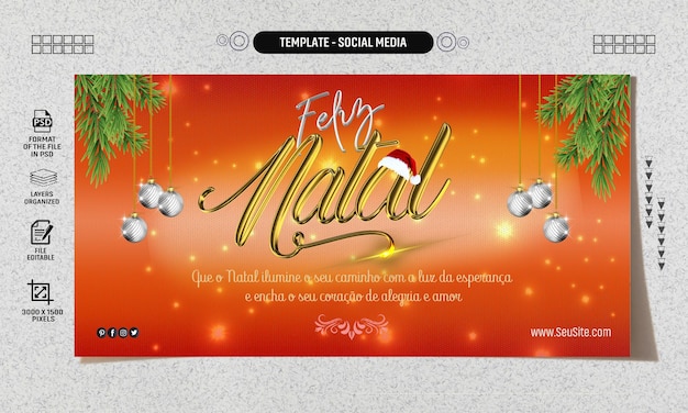 Publica en las redes sociales para temas de Natal Brasil