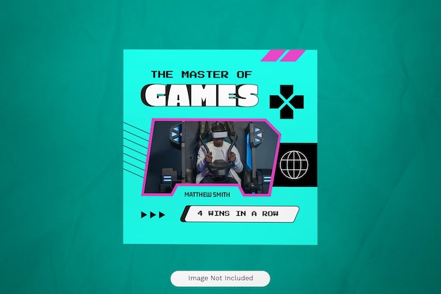 Publicación de Instagram de la marca de videojuegos Y2K Cyan Pink 02
