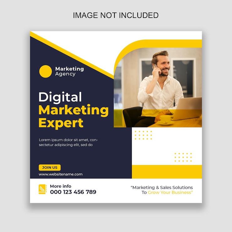 Publicación de instagram y redes sociales de marketing digital